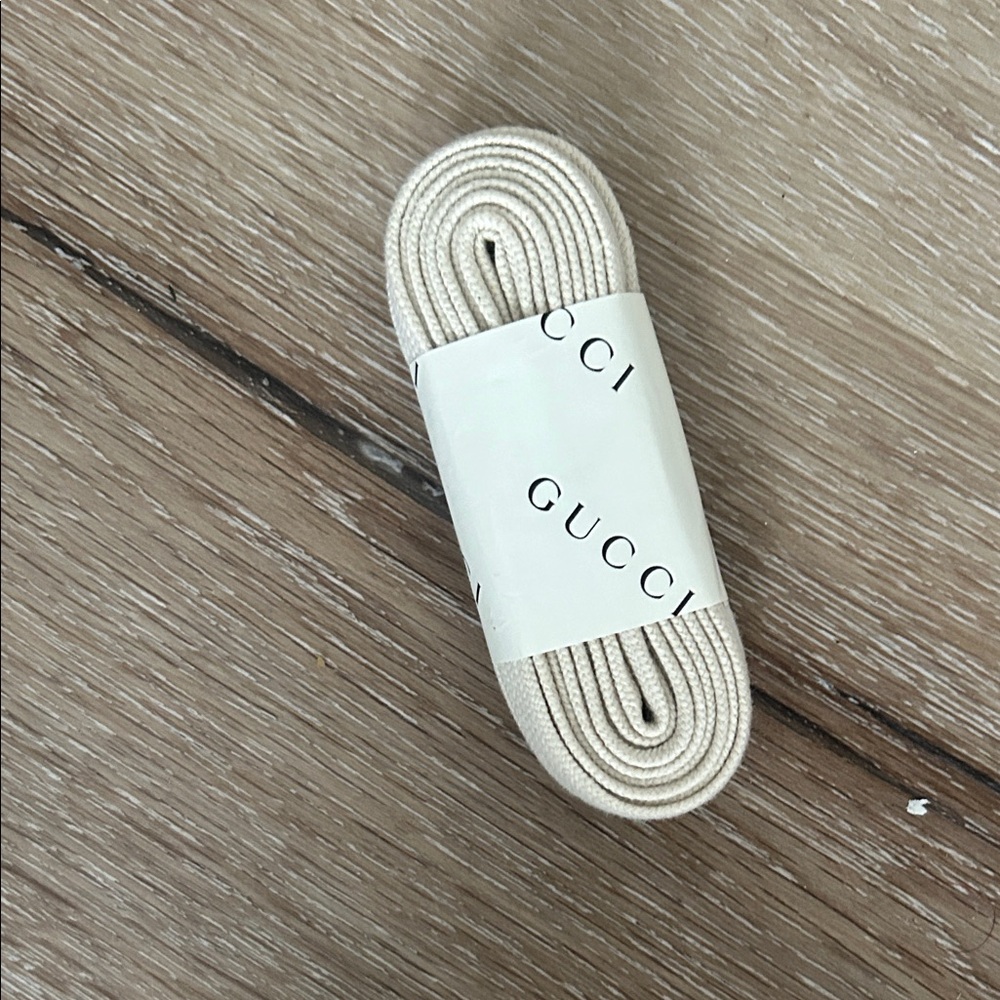 Gucci Cream Shoelaces